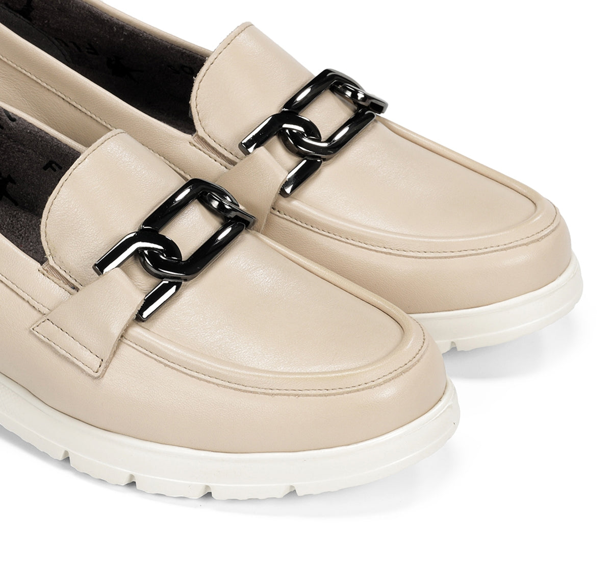 Fluchos Gladis F1794 mocassin femme taupe