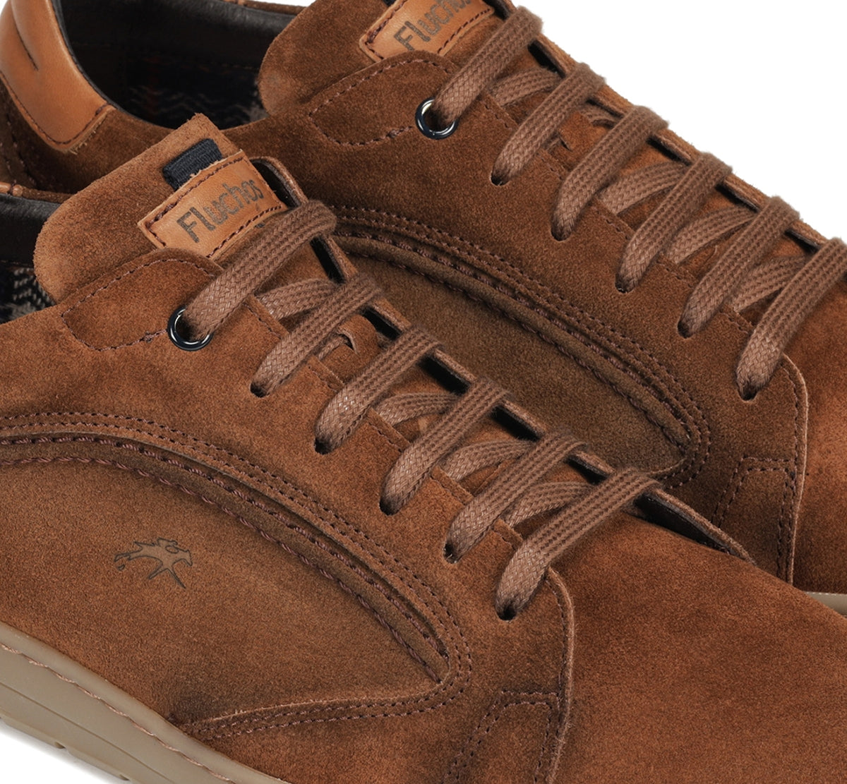 Fluchos Leo F1721 chaussure marron homme gomme