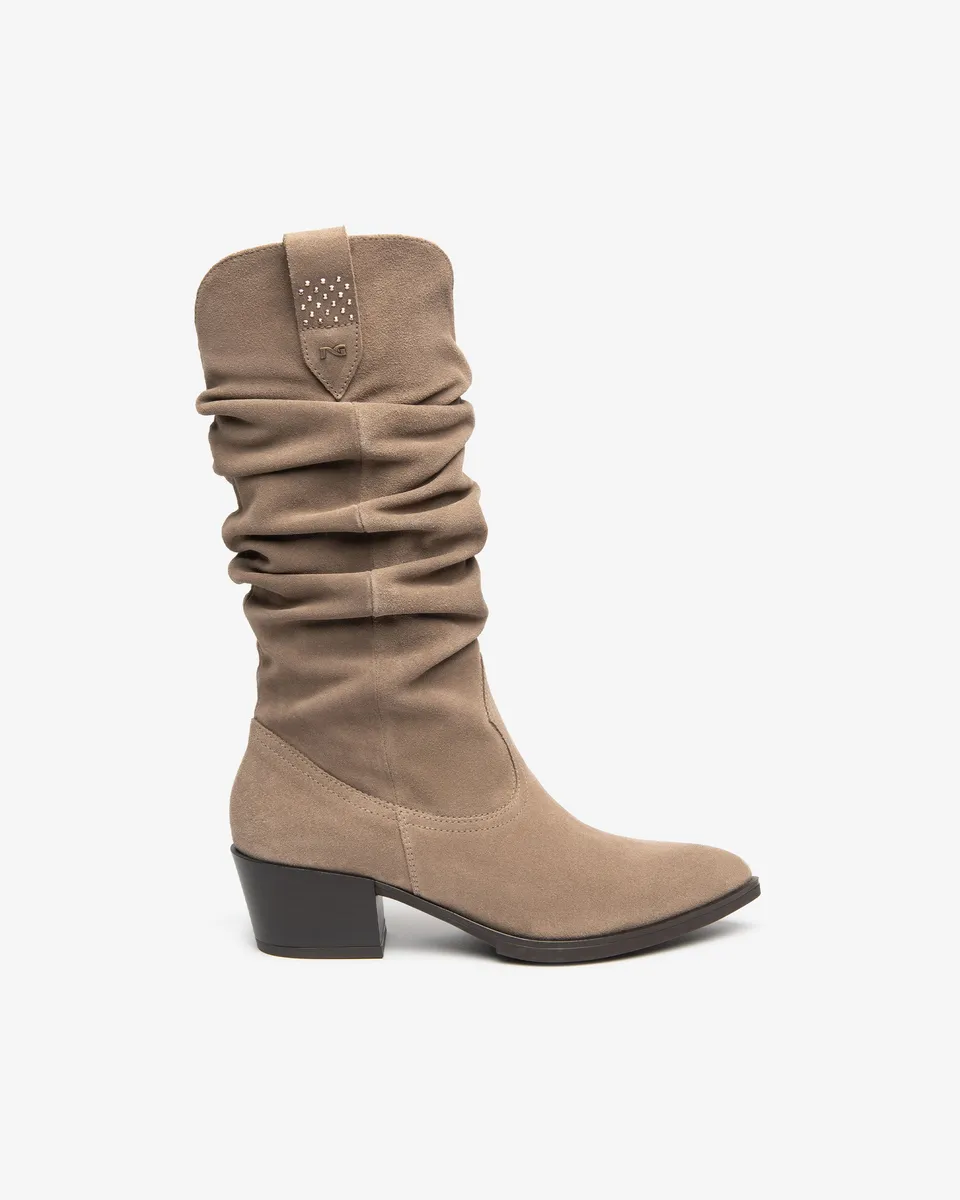 Nero Giardini Boots bottes daim femme 38 talon