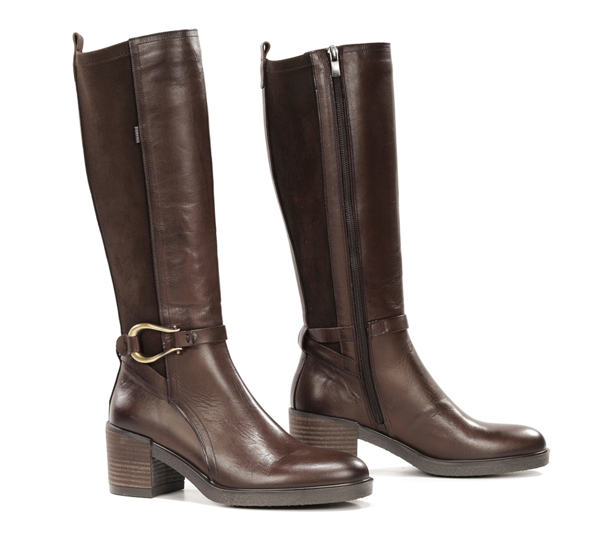 Dorking Aroma D9752 bottes femme marron cuir