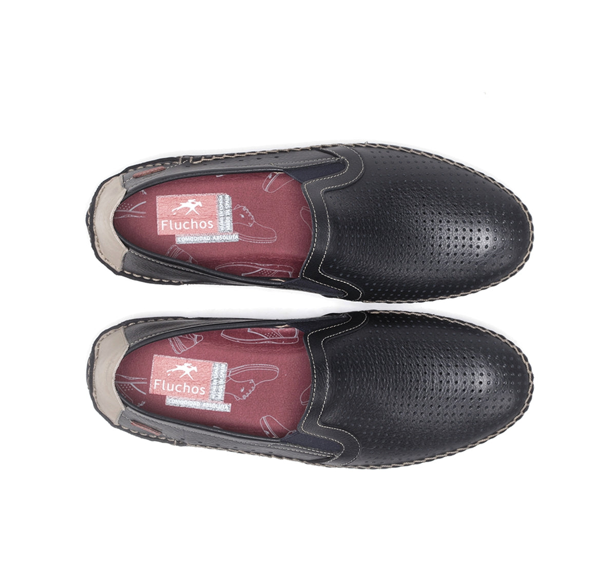 Fluchos Dorian F1177 Slip On Homme Bleu