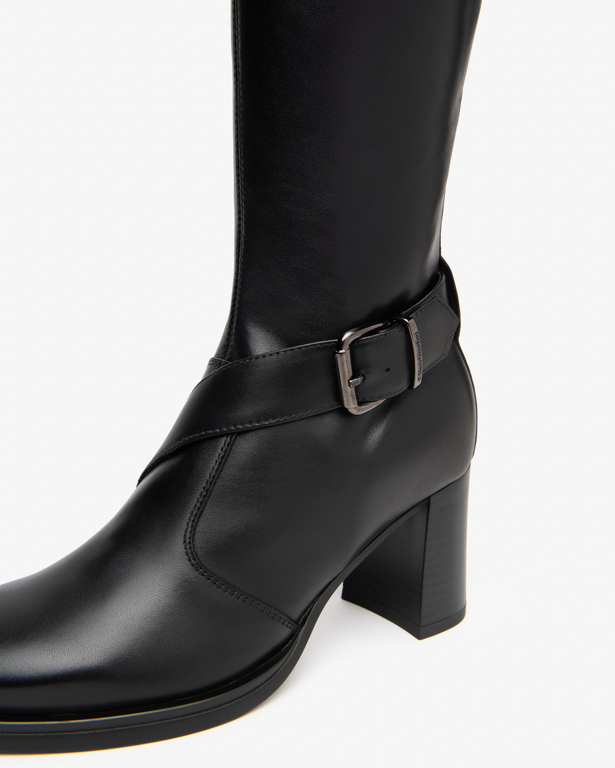 Nero Giardini Boots bottes cuir femme talon 75