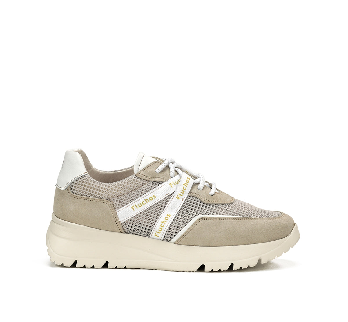 Fluchos Eira F1683 baskets femme taupe lacets