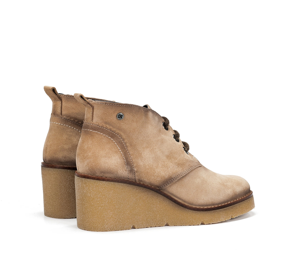 Dorking Lalie D9357 escarpins femme taupe compensés