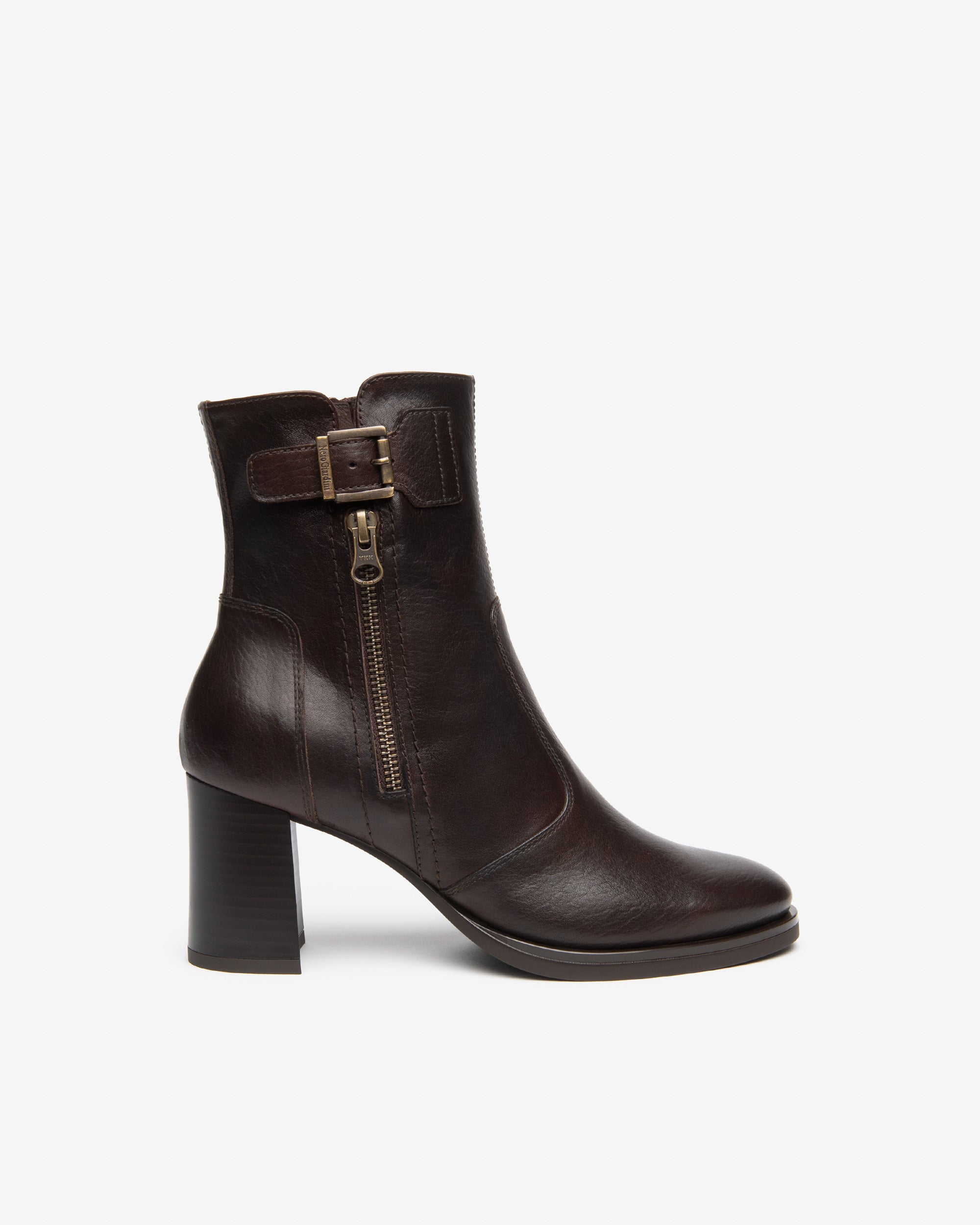 Nero Giardini Ankle Booties Bottines Cuir Femme Talon 75 mm
