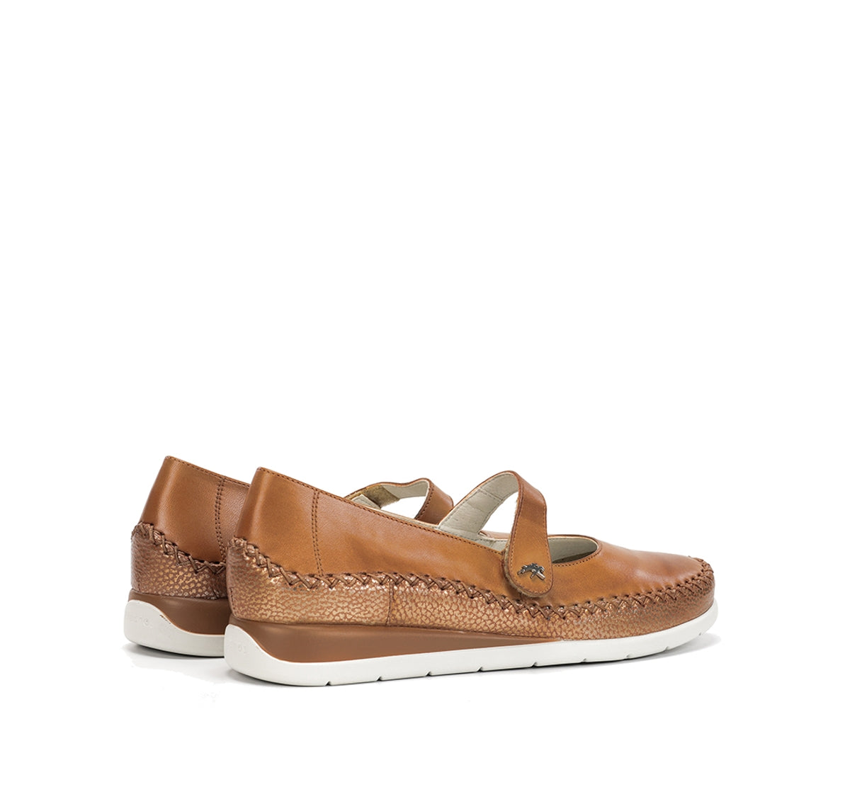 Fluchos Sella F2146 chaussures marron femme compensées