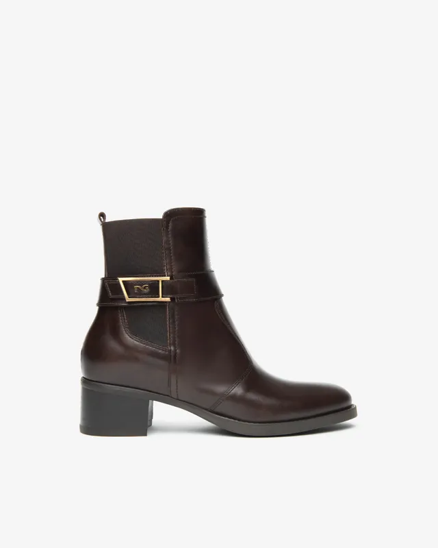 Nero Giardini bottines cuir tissu femme hiver