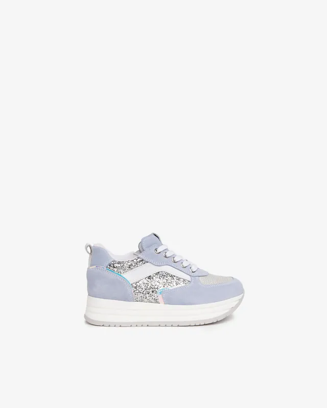 Nero Giardini Sneakers baskets fille 35 toile paillettes