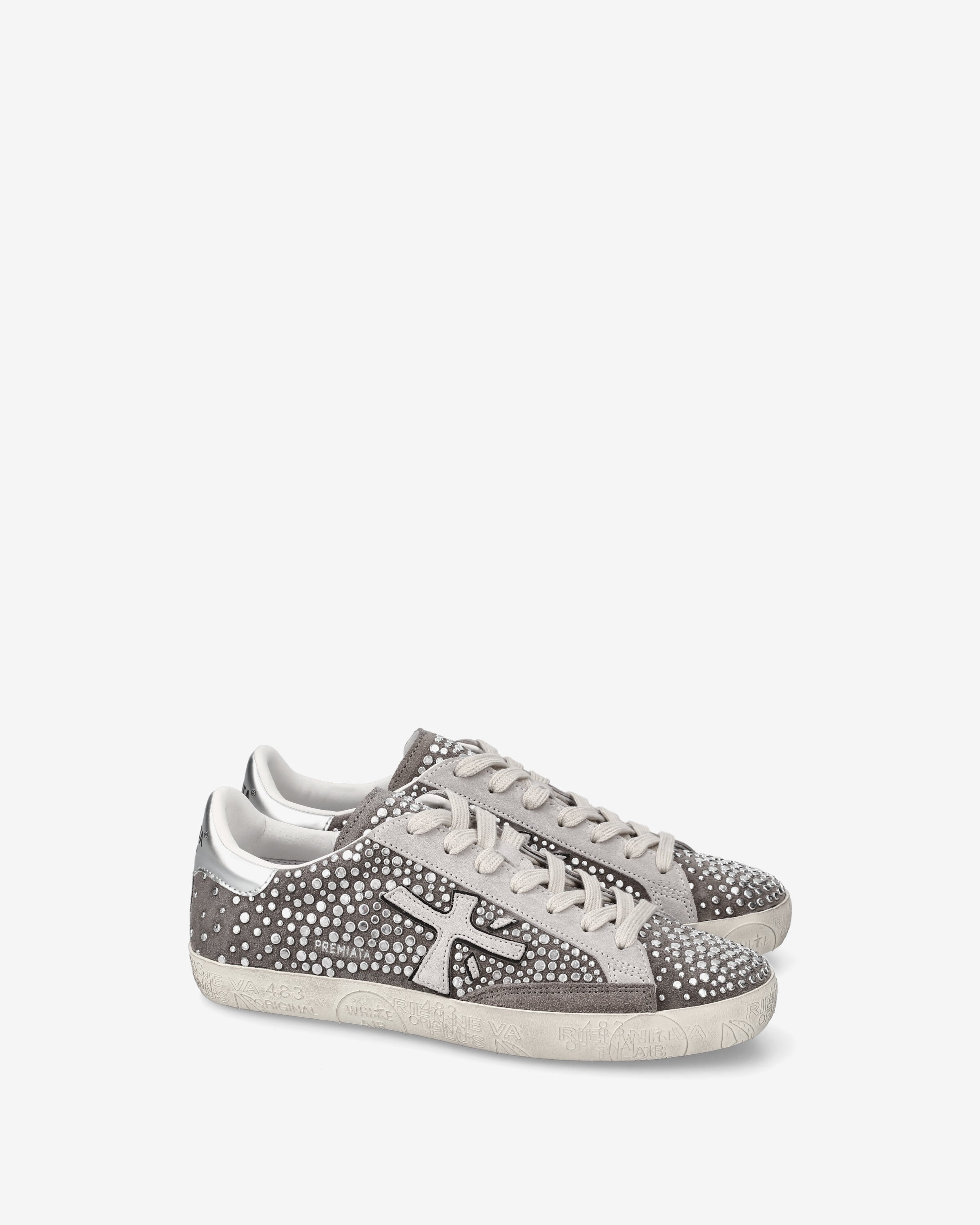 Premiata Stevend 7850 sneakers femme gris argent