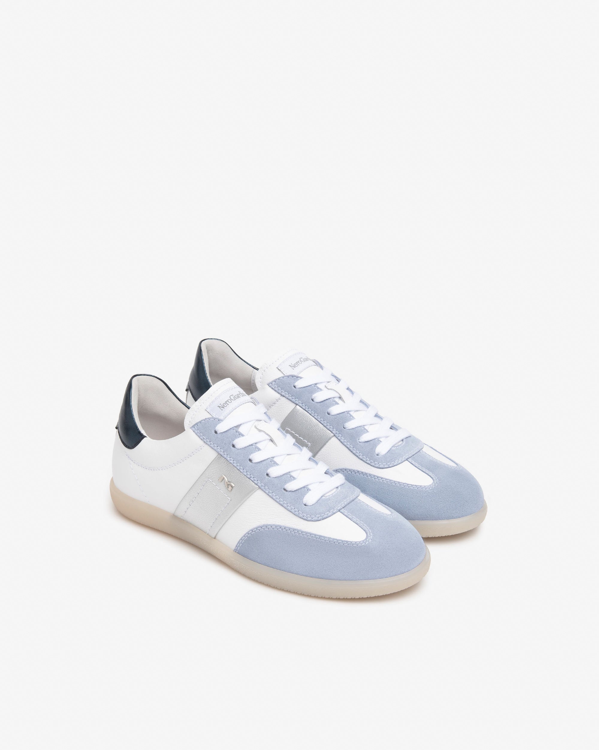 Nero Giardini Sneakers femme cuir et daim