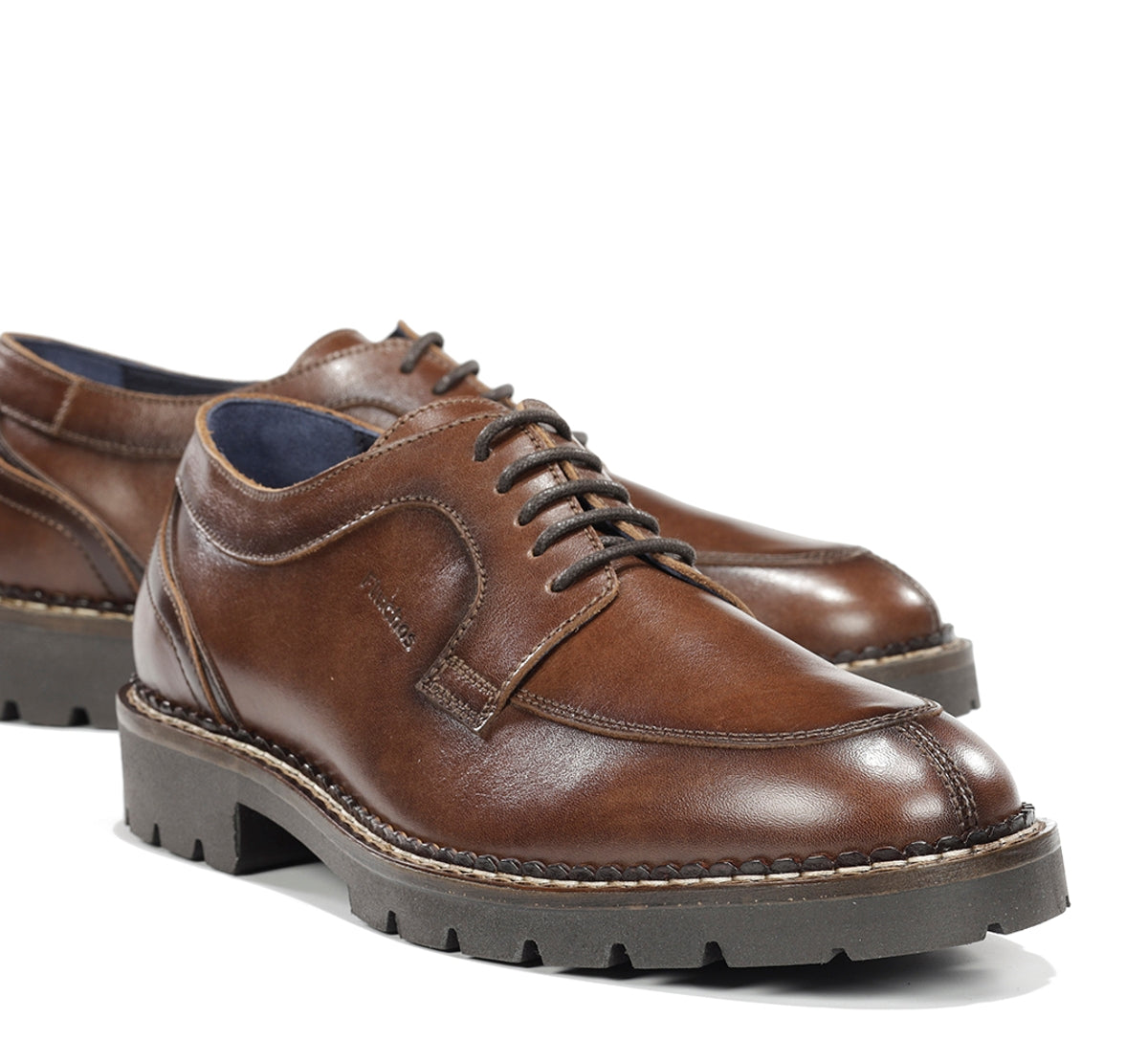 Fluchos Smith F2540 derbies marron cuir homme cousues
