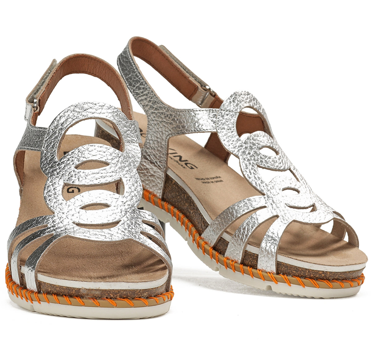 Dorking by Fluchos Sport D9322 sandale argent femme