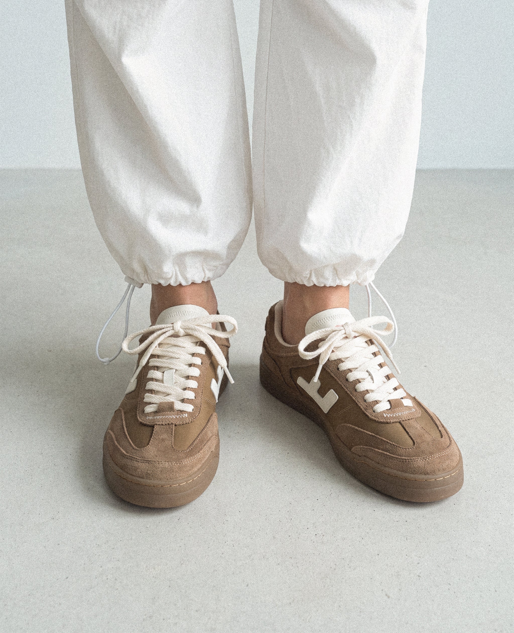 Flamingos Life Zero Tennis chaussures barefoot chestnut cuir