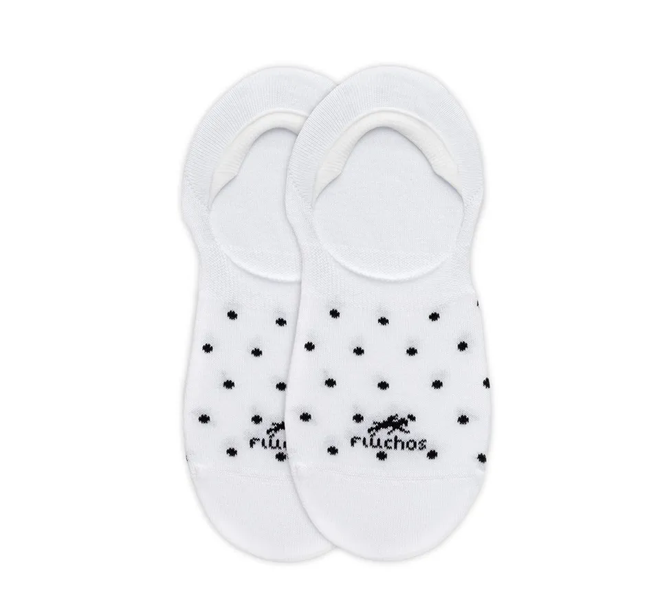 Fluchos Pinkies CA0006 chaussettes blanc à pois femme