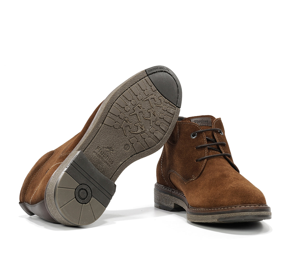 Fluchos Botines Kasper F1816 bottines marron homme