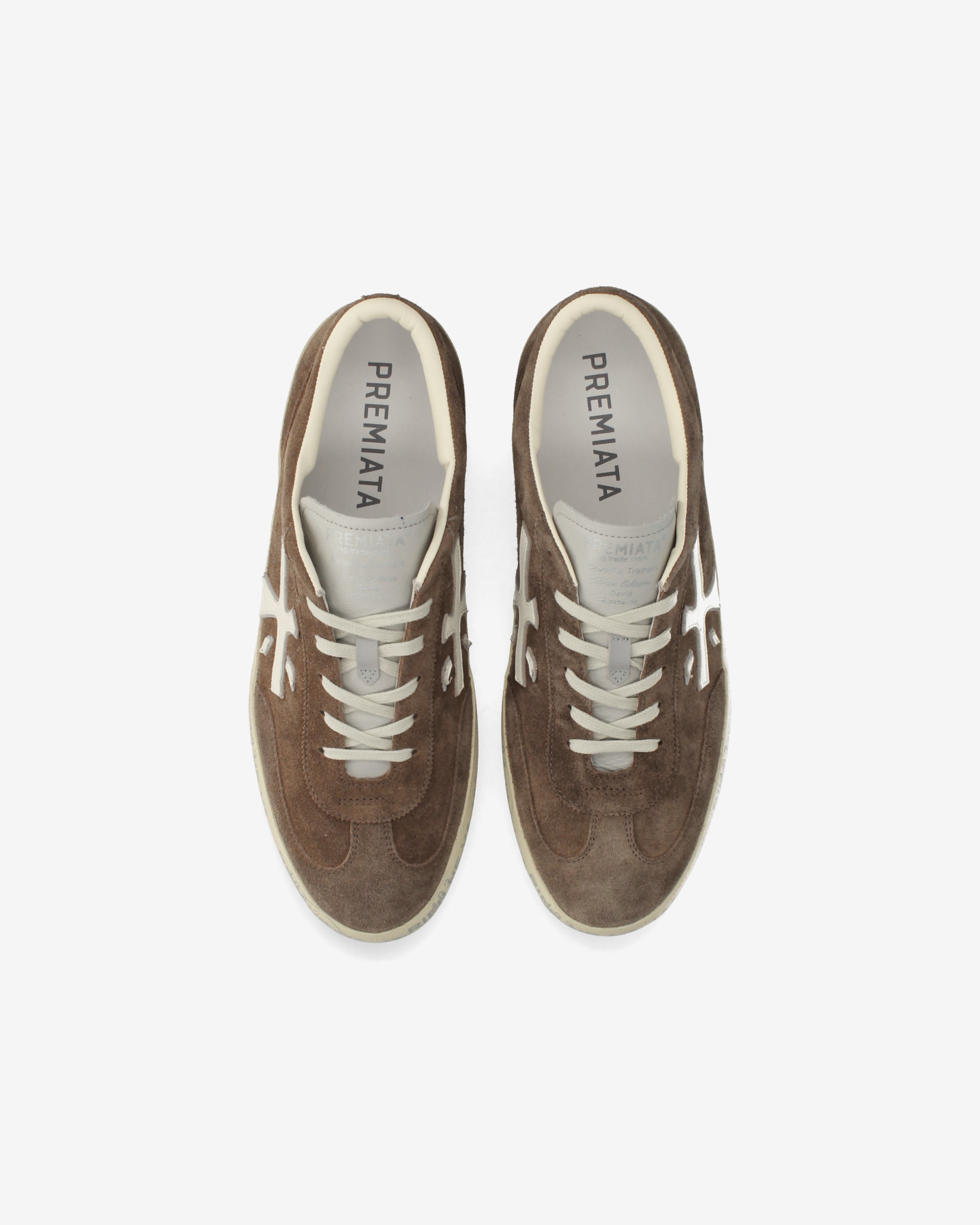 Premiata David 8094 baskets marron daim