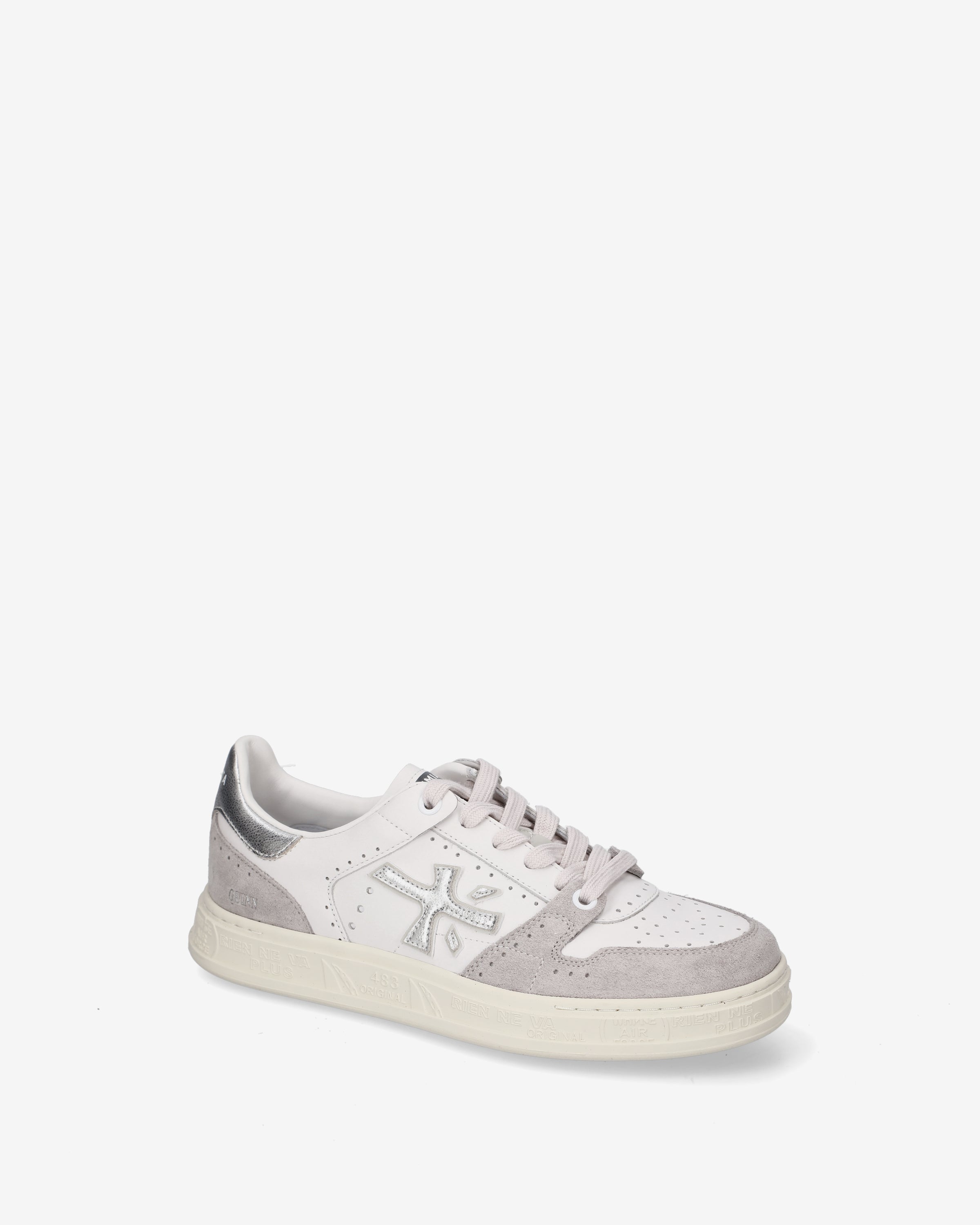 Premiata Quinnd 8642 sneakers femme blanc crème argent