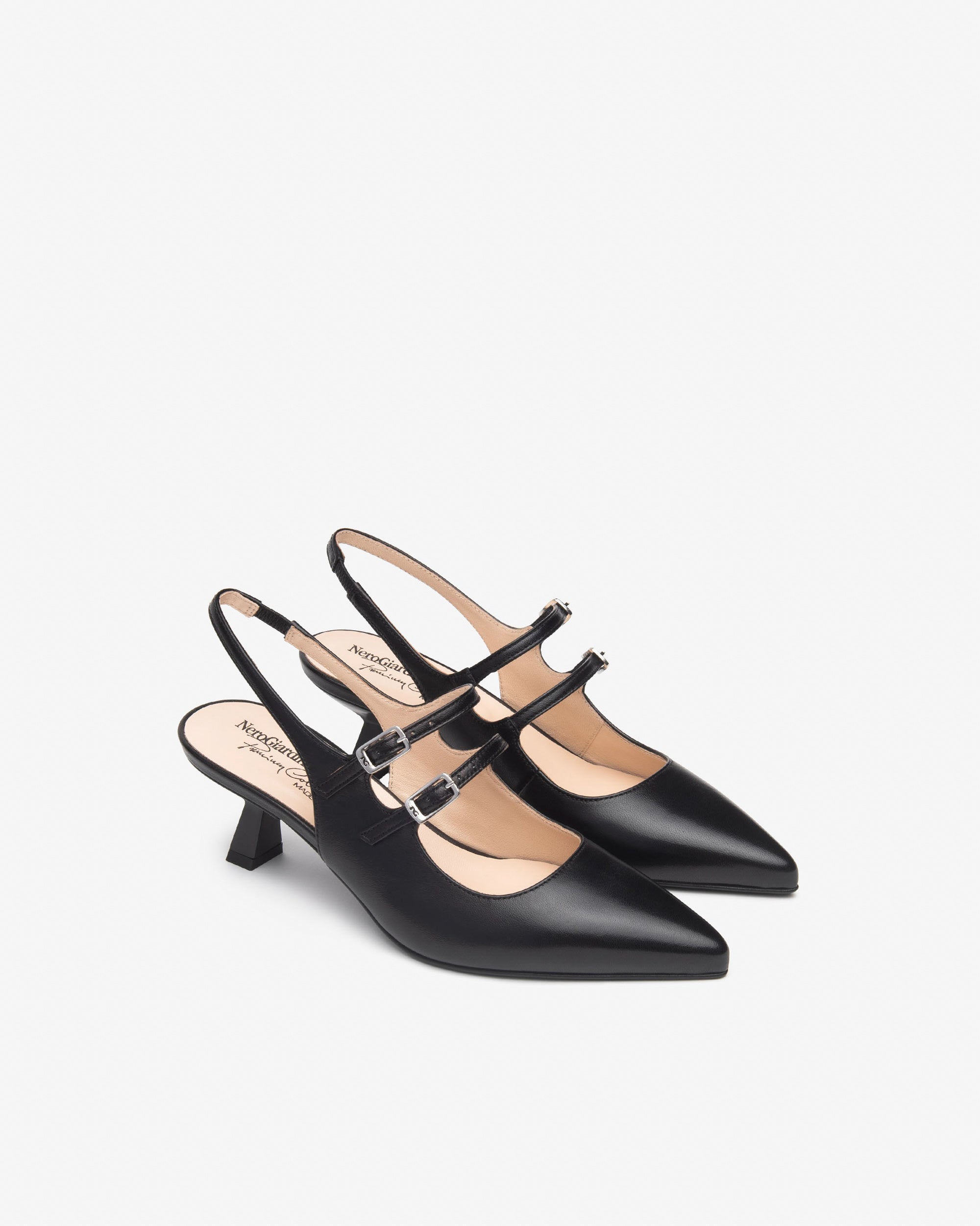 Nero Giardini Slingback escarpins cuir femme cérémonie