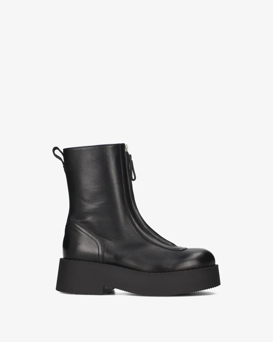 Premiata Boots Black Leather Boots bottines noir cuir