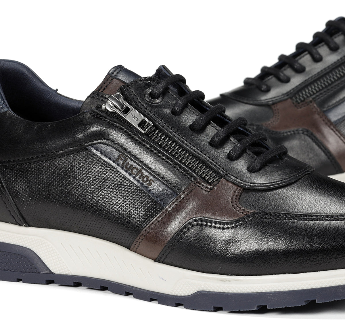 Fluchos Louis F1600 basket noire homme cuir