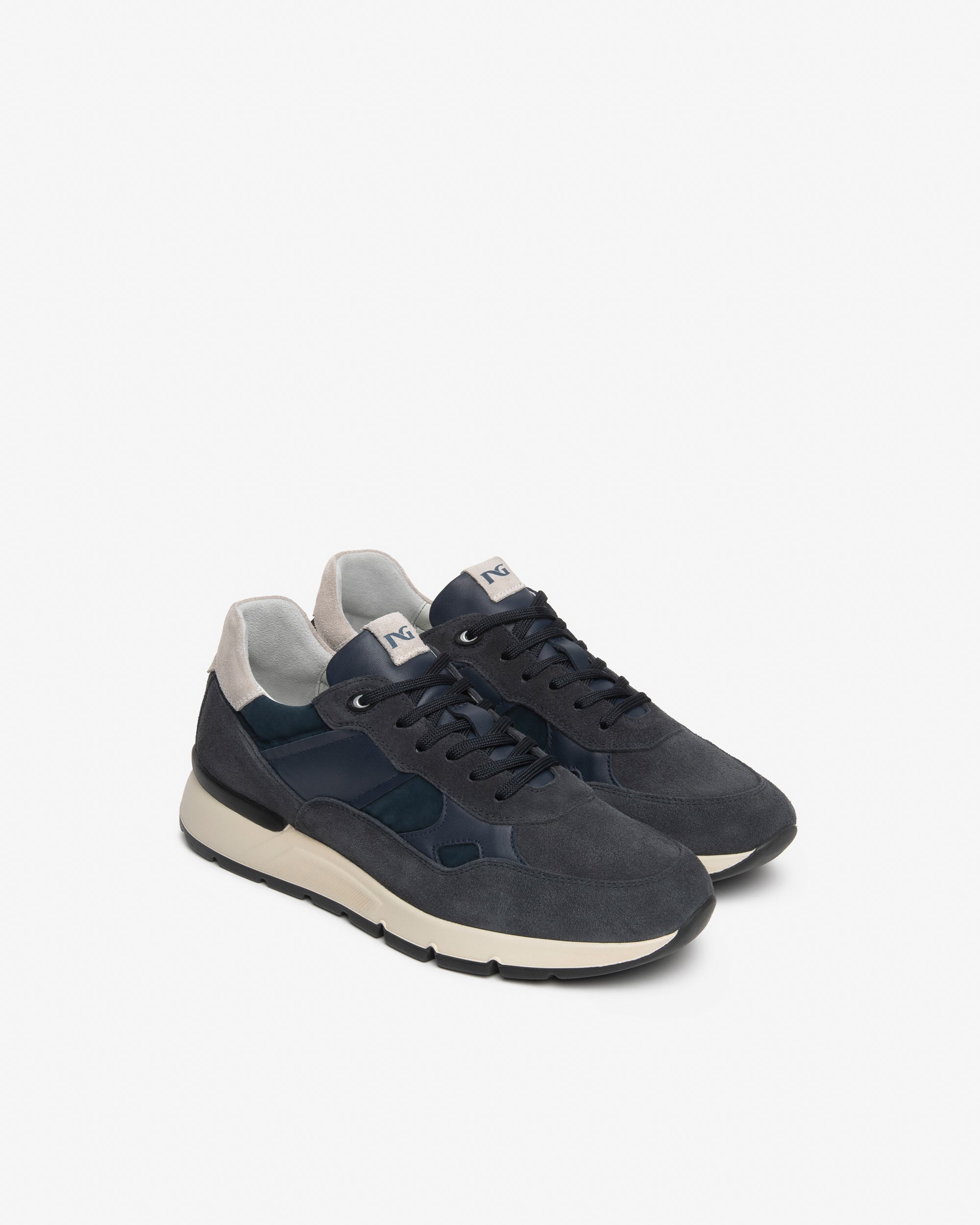 Nero Giardini Sneakers baskets homme daim cuir 43