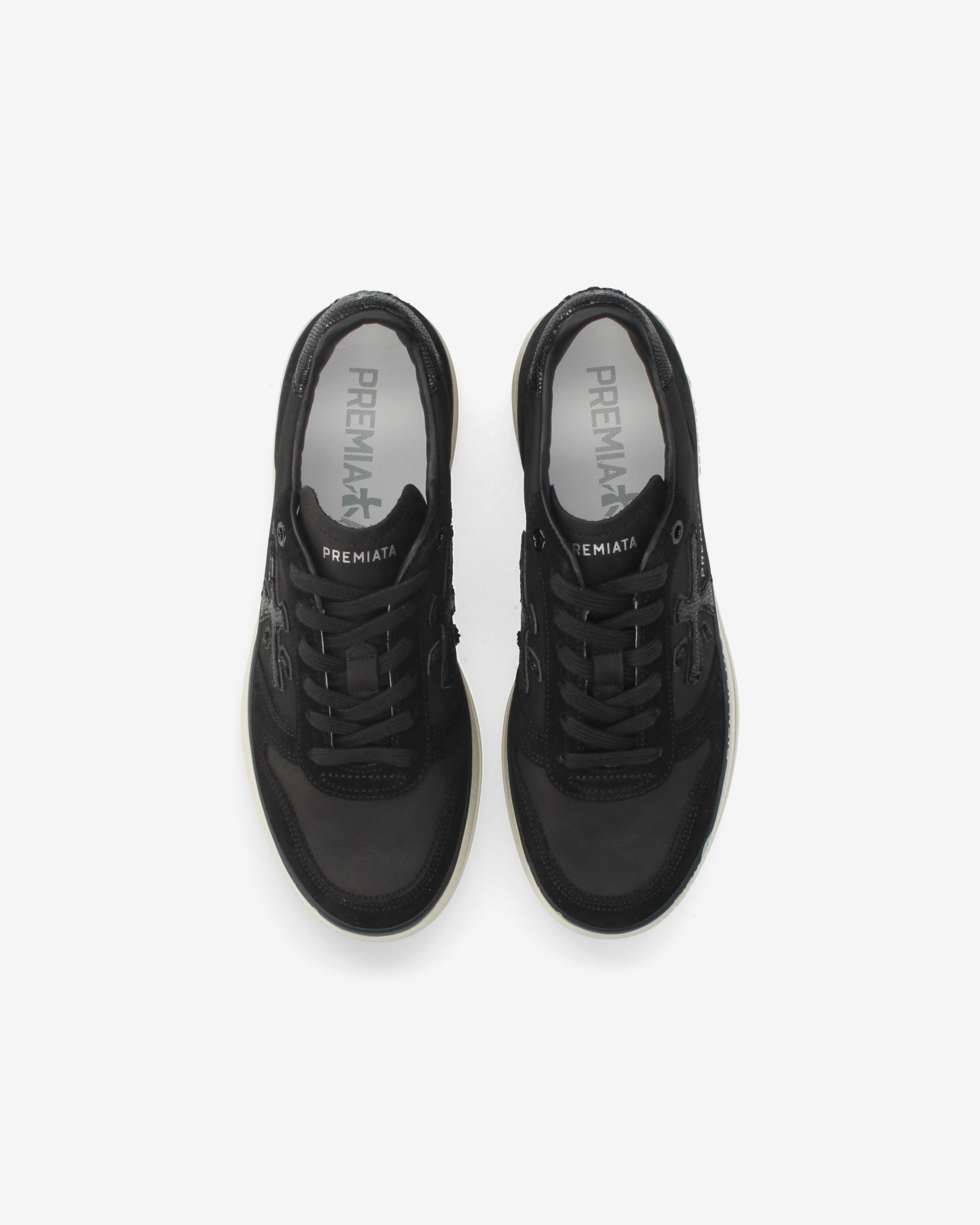 Premiata Micol 8567 sneakers femme cuir noir plateforme