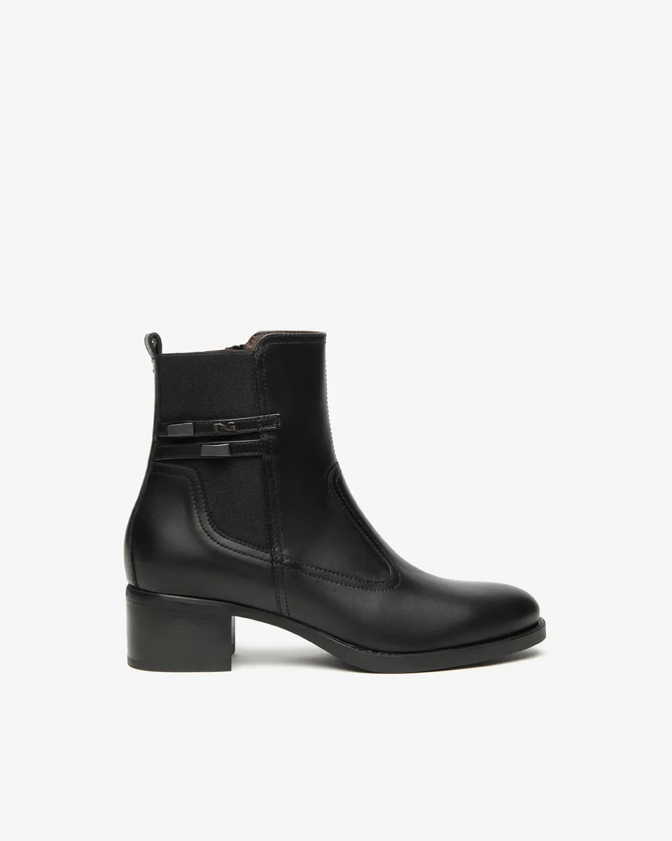 Nero Giardini Ankle Boots bottines cuir tissu femme 38