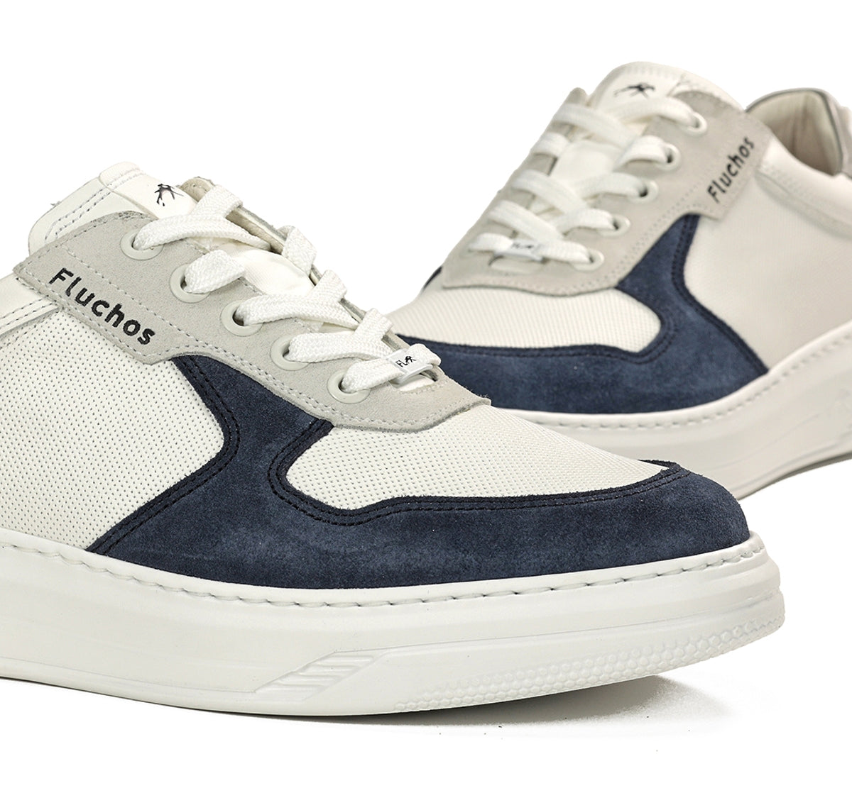 Fluchos Boston F1970 baskets homme bleu léger