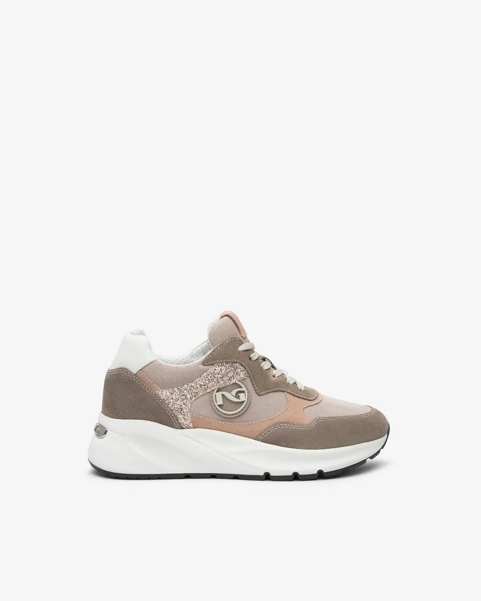 Nero Giardini Sneakers baskets femme daim cuir pointure 38