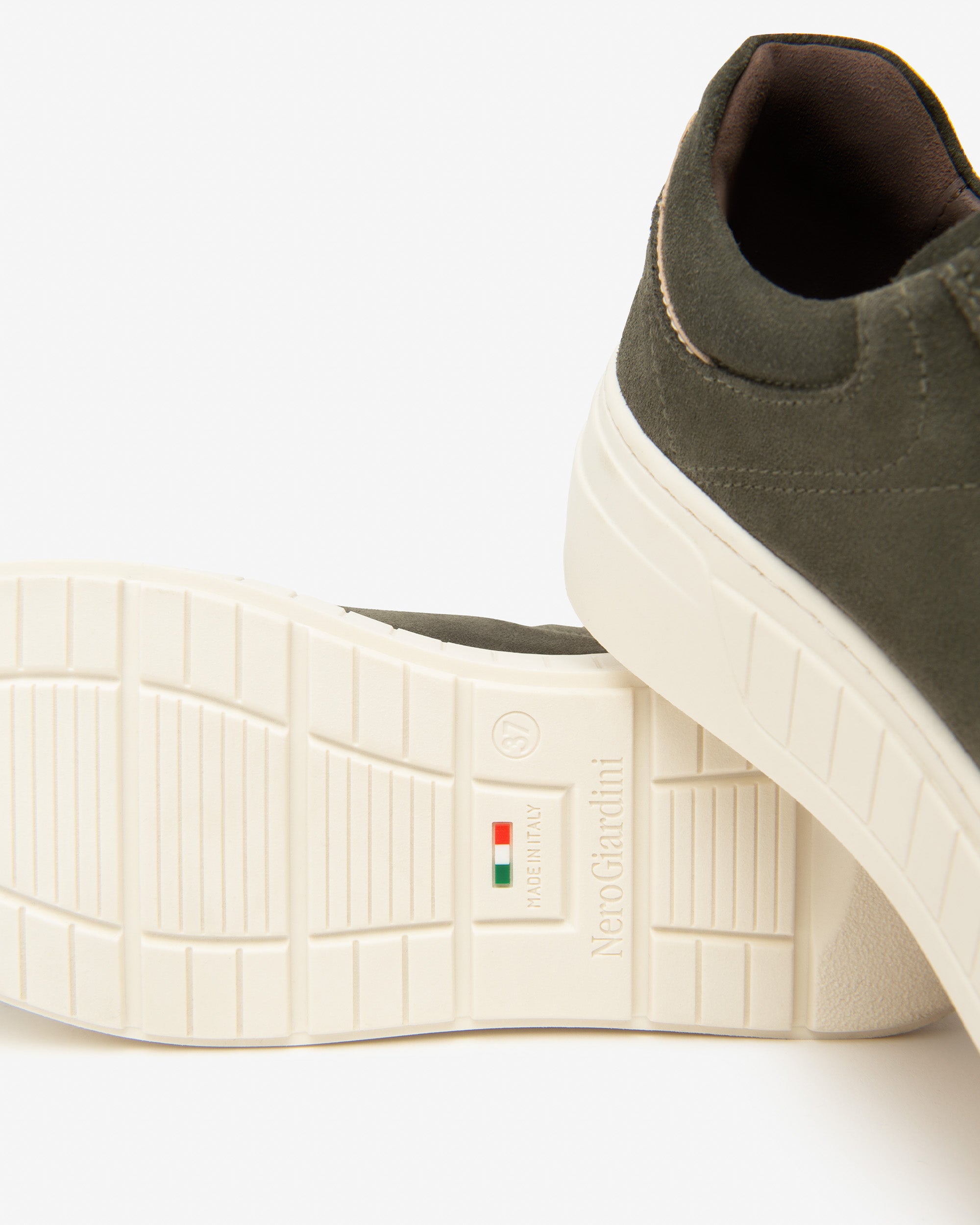 Nero Giardini Sneakers Baskets cuir femme daim hiver