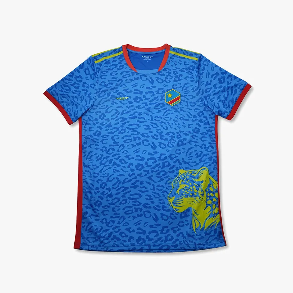 VO7 Maillot Congo Bleu maillot foot homme