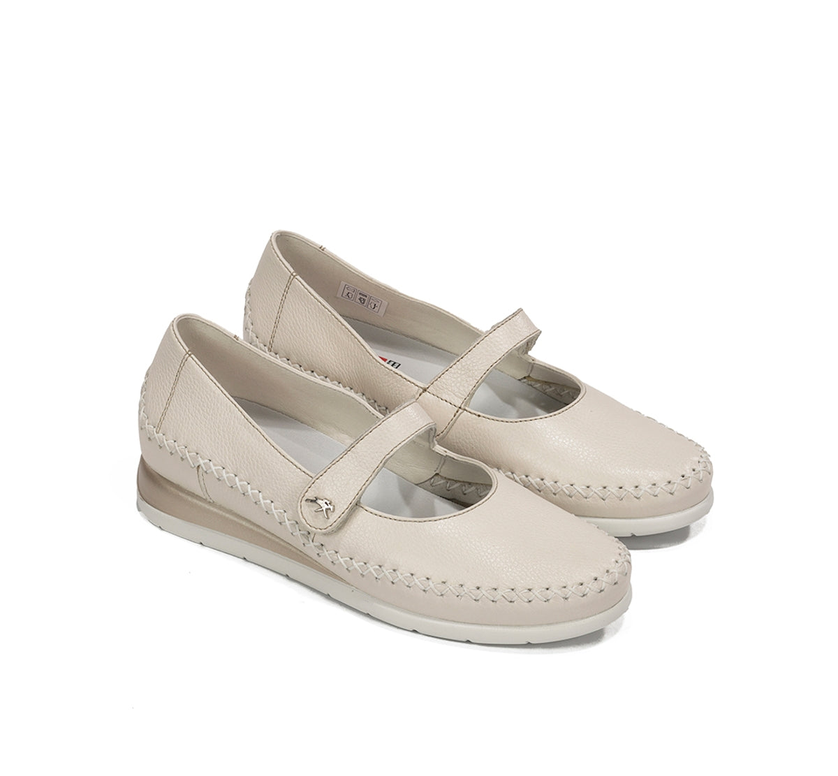Fluchos Sella F2146 chaussures femme taupe compensée