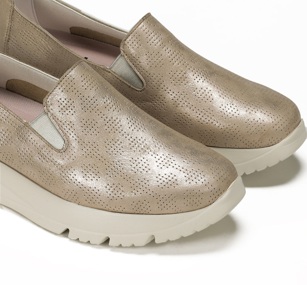 Fluchos Eira F1926 baskets femme doré confort