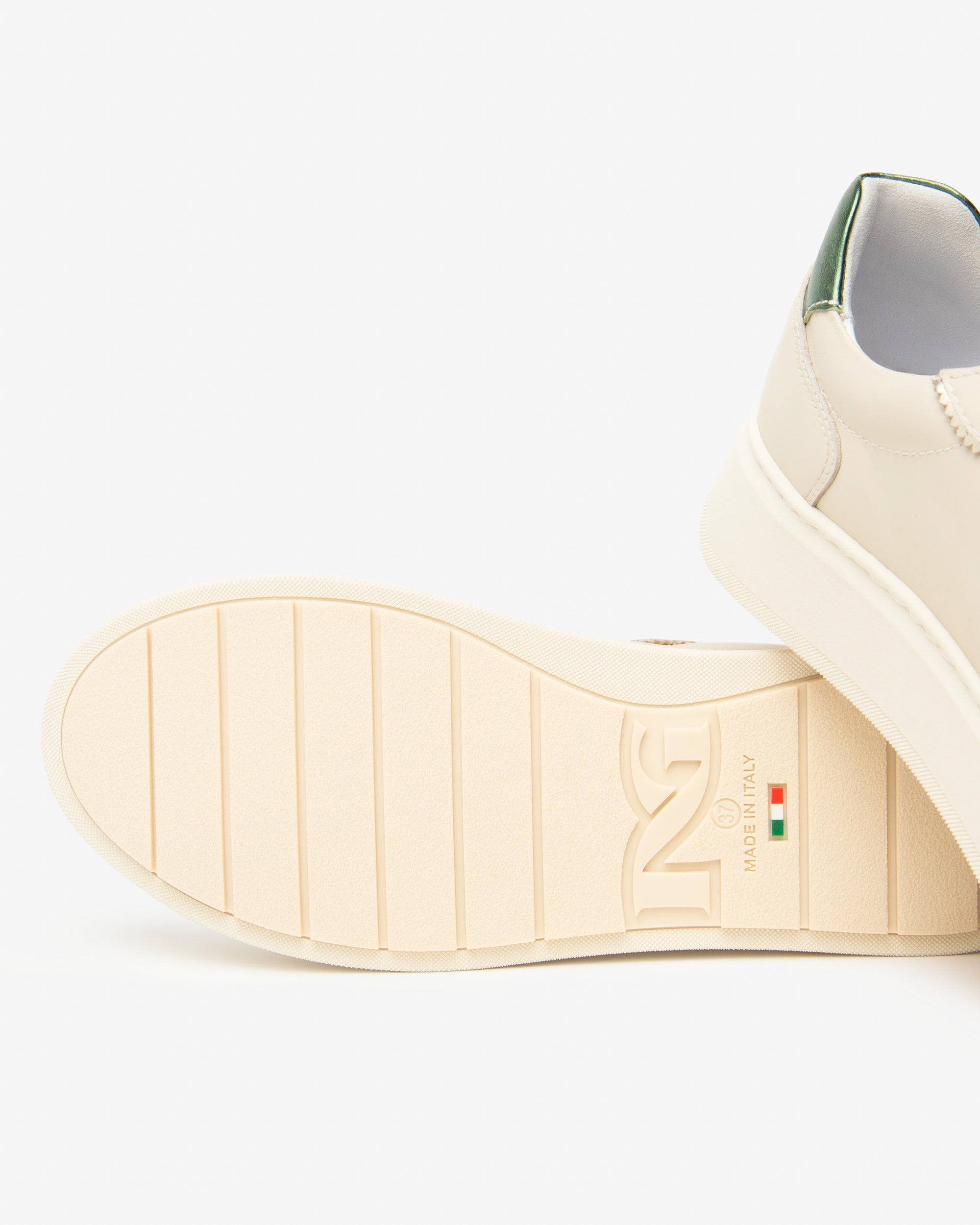 Nero Giardini Sneakers Baskets Cuir Femme Tissu Technique