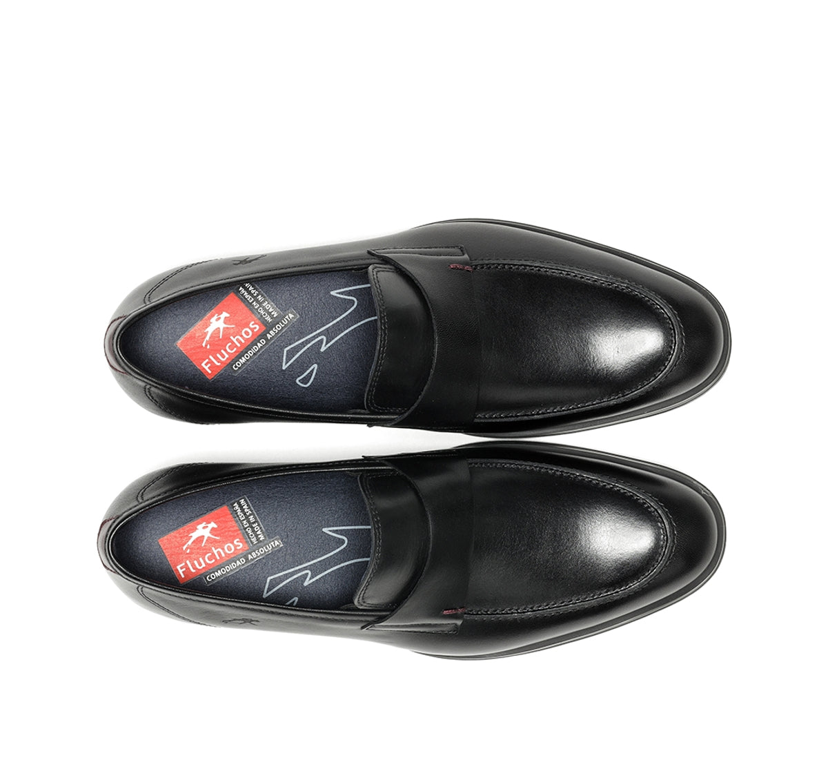 Fluchos Asgard F1890 mocassin noir homme cuir