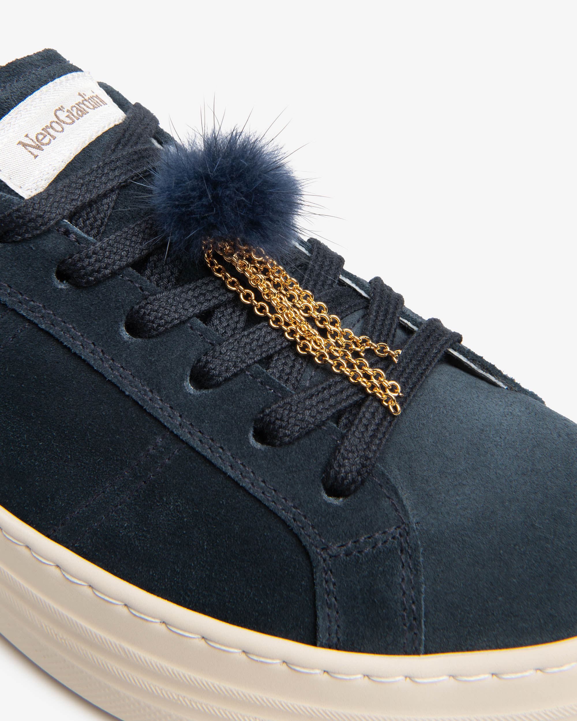Nero Giardini Sneakers Baskets Femme Daim Plateforme