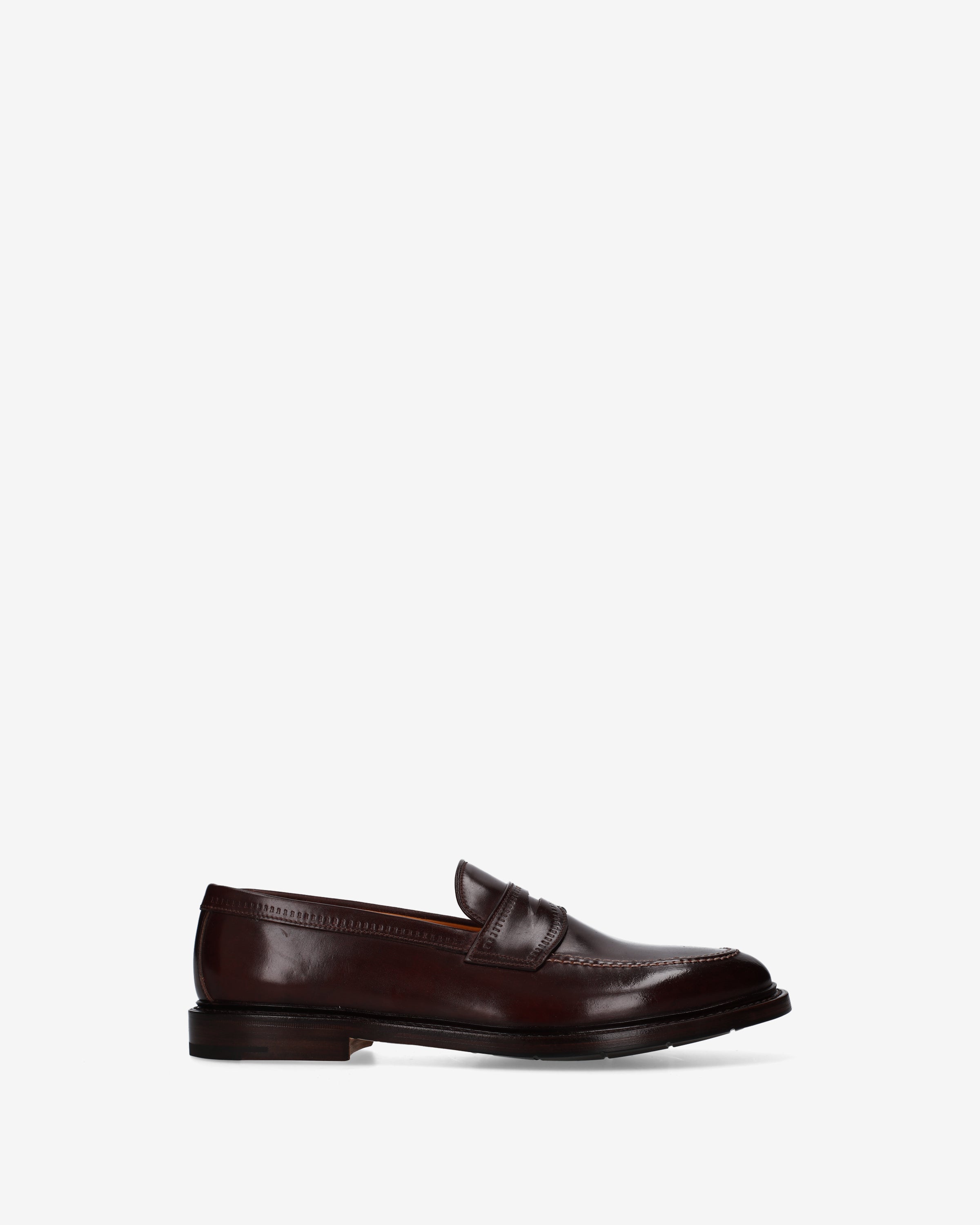 Premiata Mocassini loafers cuir bordeaux homme