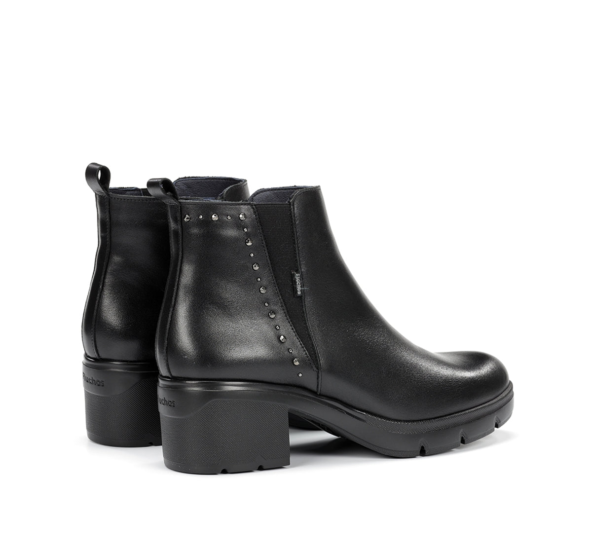 Fluchos Fugaz F2109 bottines femme noir talon track
