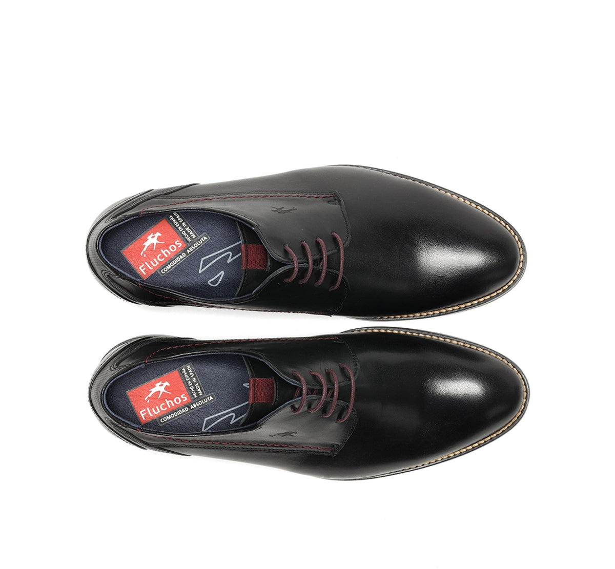 Fluchos Theo F1629 chaussures noires homme cuir