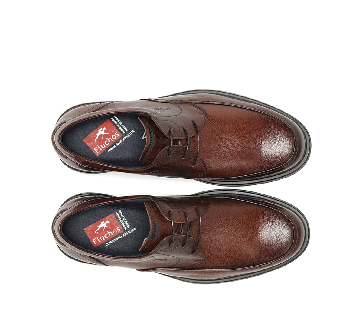 Fluchos Fredy F1607 chaussures marron homme cuir