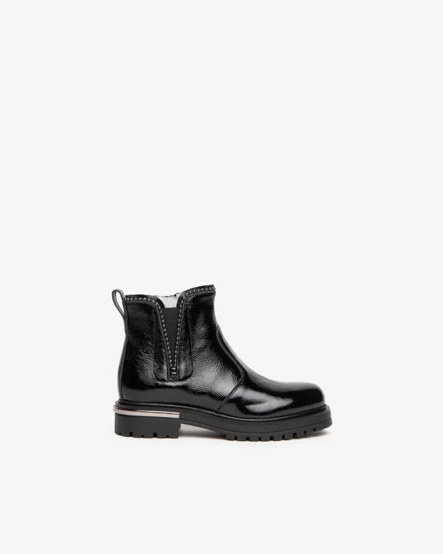 Nero Giardini bottines vernis fille Chelsea hiver