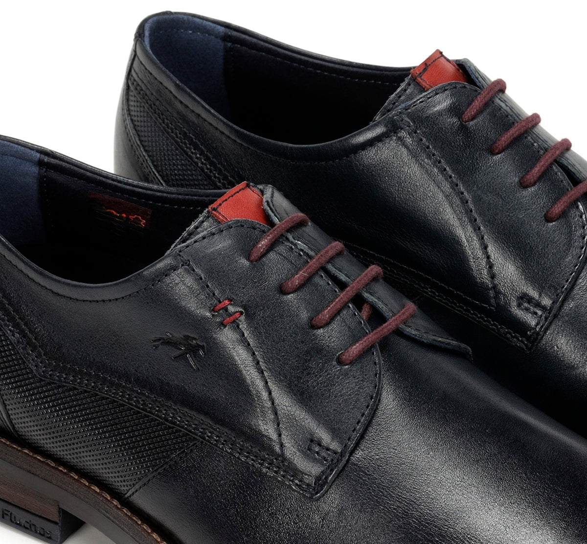 Fluchos Theo F1626 chaussures bleues homme ville