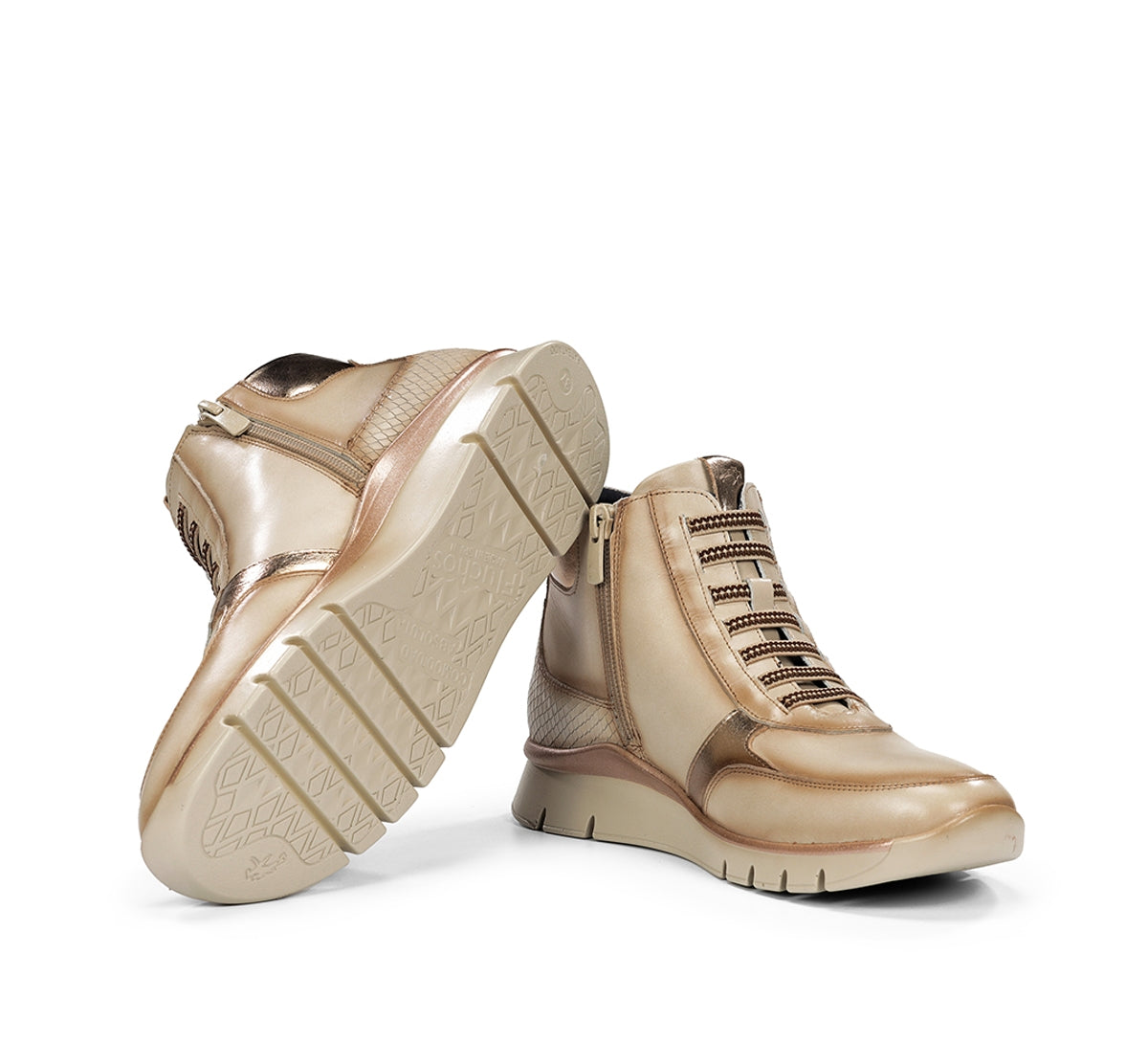Fluchos Union F2077 bottine blanche femme confortable
