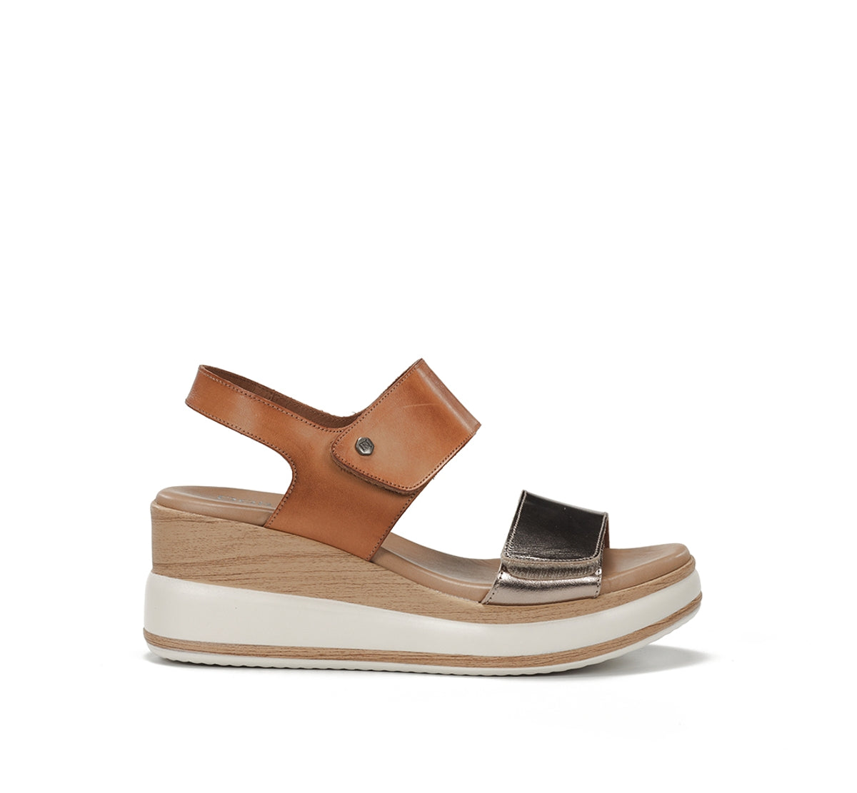 Dorking Prince D9643 sandales femme marron plateforme