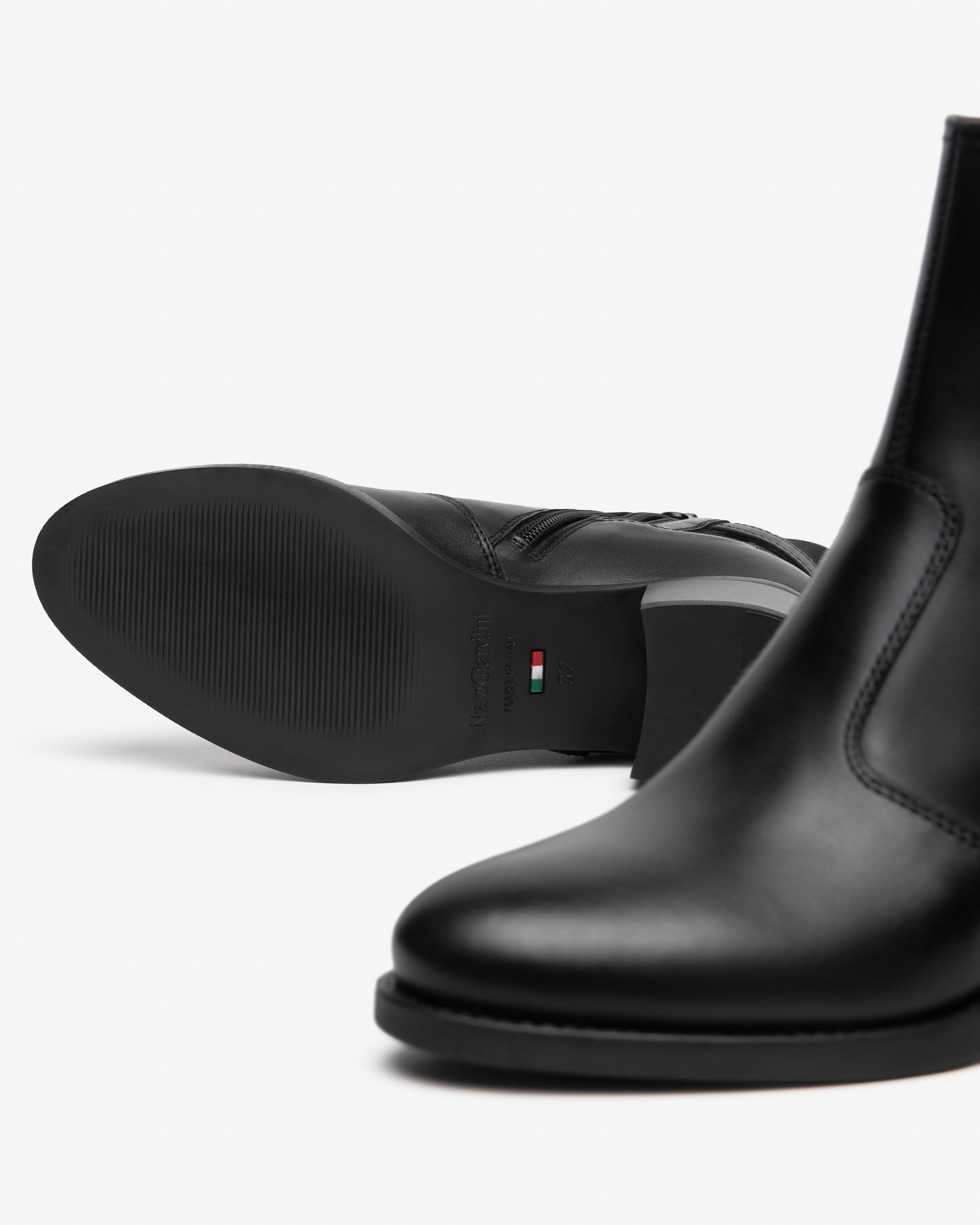 Nero Giardini Ankle Boots bottines cuir femme talon 4 cm
