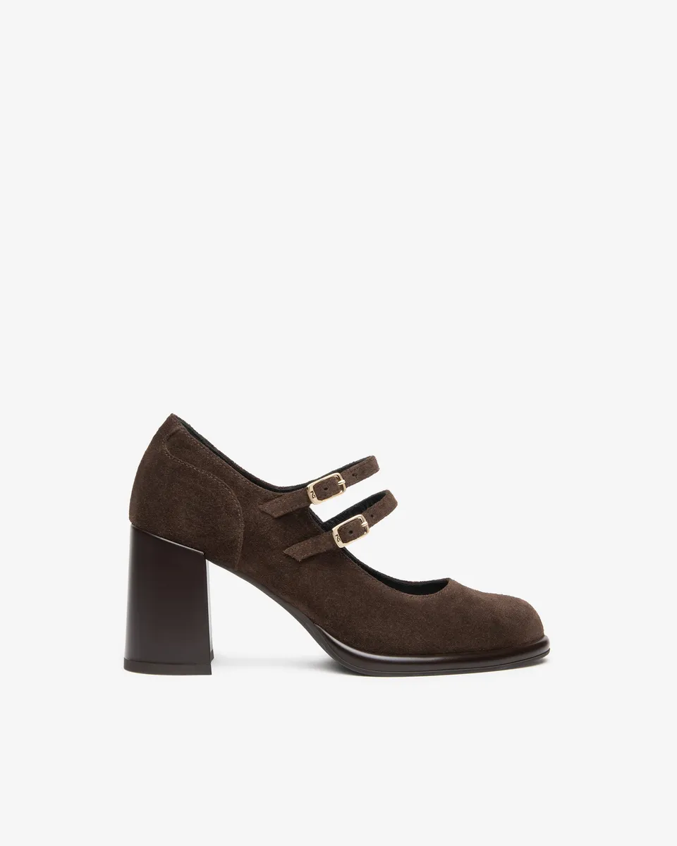 Nero Giardini Mary Jane babies daim talon 80 femme