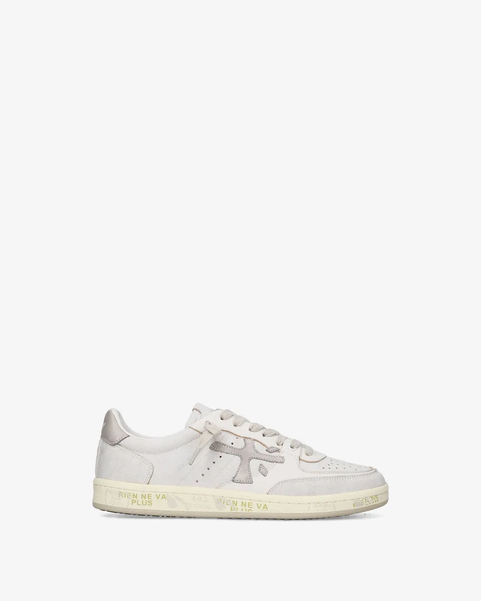 Premiata Bskt Clayd 8447 baskets femme blanc cuir
