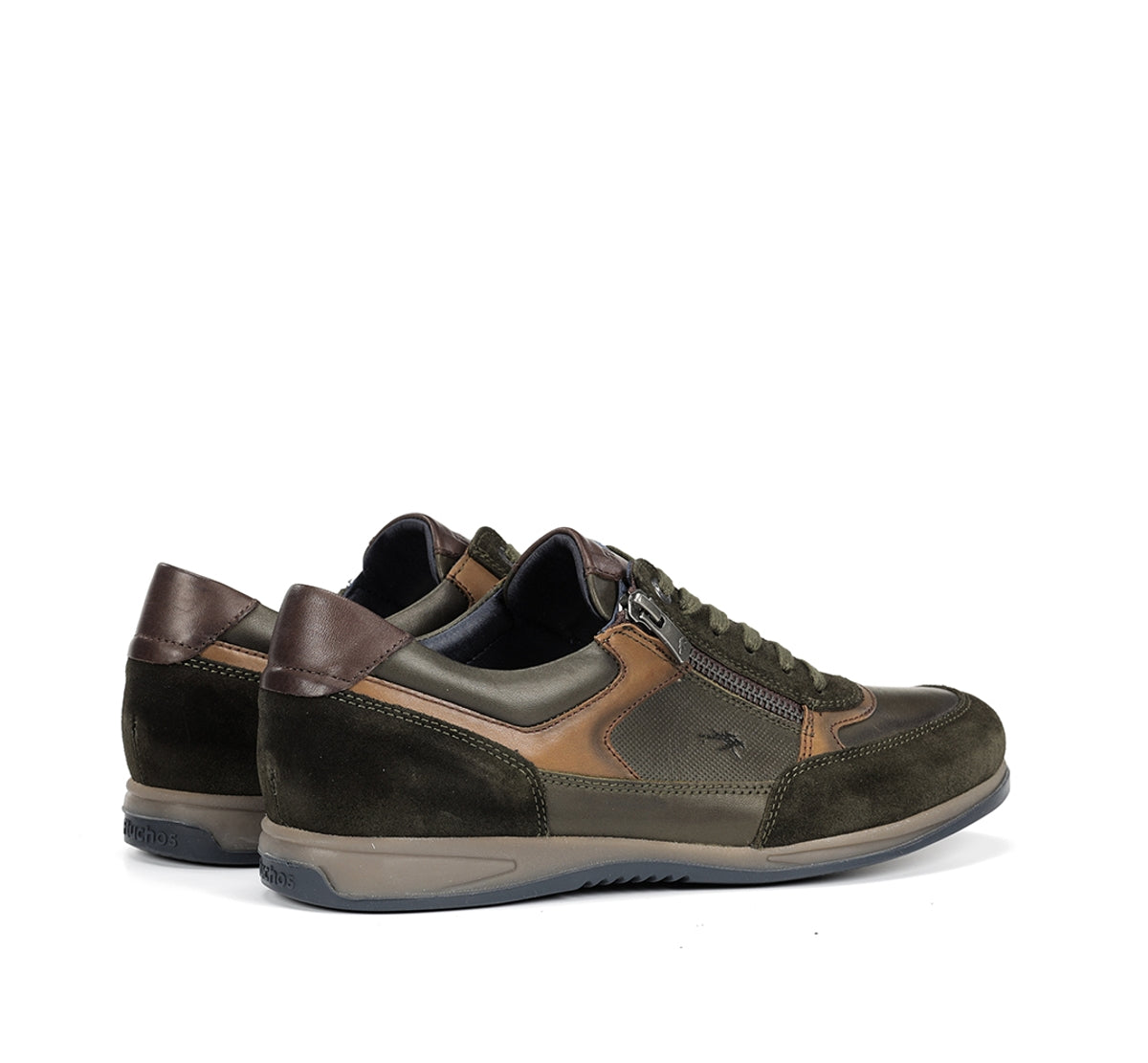 Fluchos Daniel F1288 baskets vertes homme marche