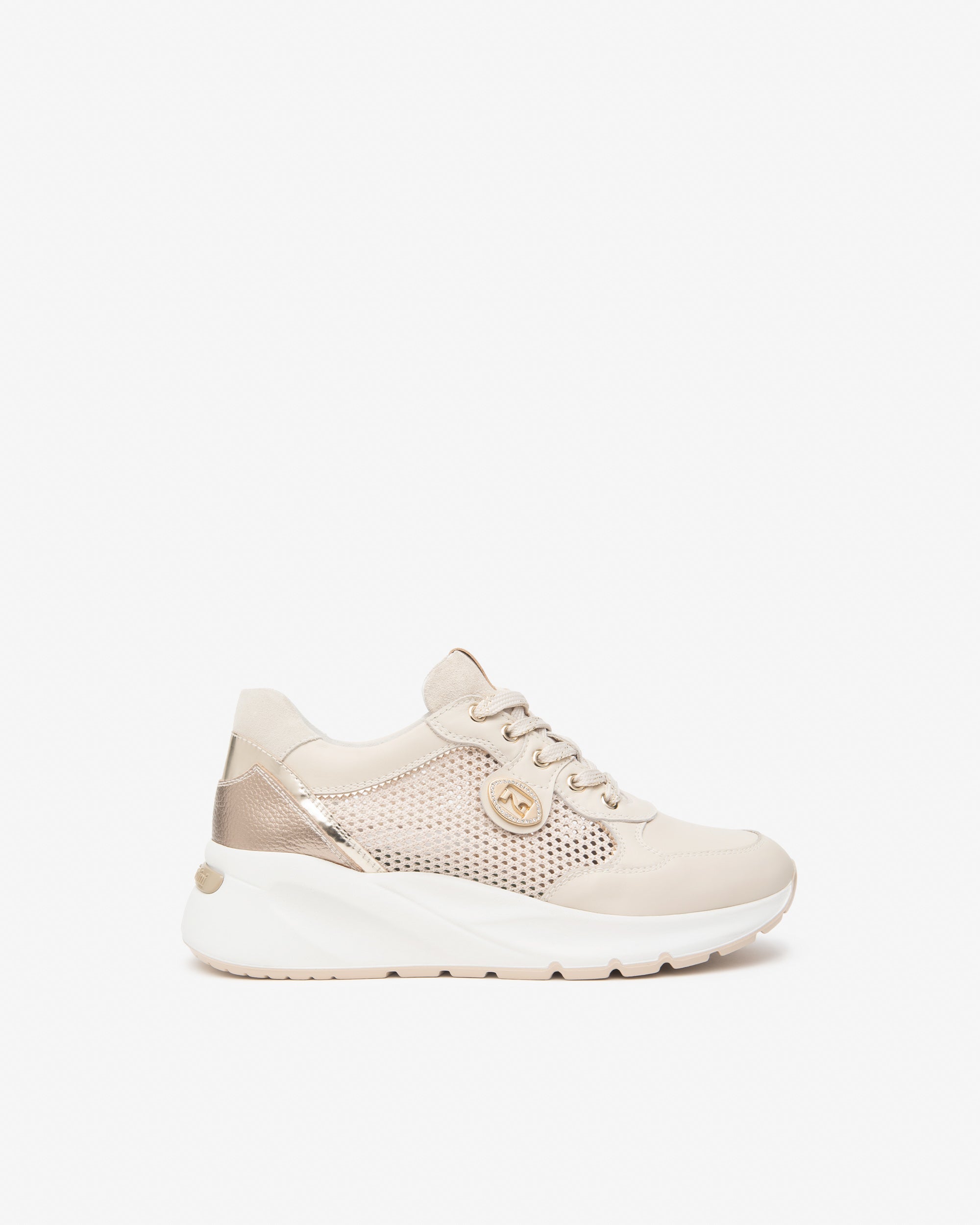 Nero Giardini Sneakers basket cuir femme toile 35-41