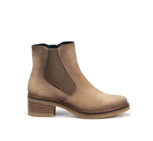 Dorking Lucero D9542 bottines taupe talon femme